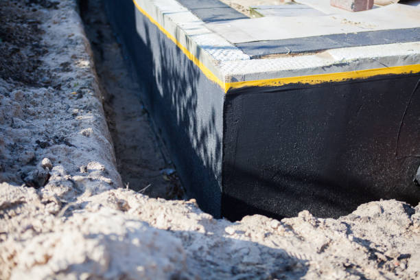 Residential Waterproofing installation at a Hendersonville, NC home by SJ Waterproofing Pros